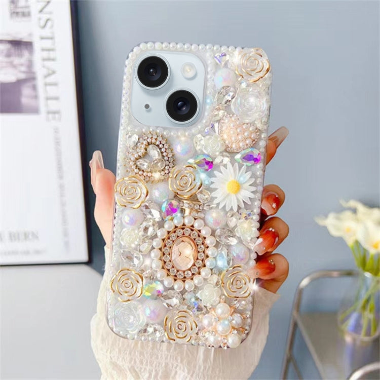 Diamond Inlaid Rose PC Phone Case, Series 4