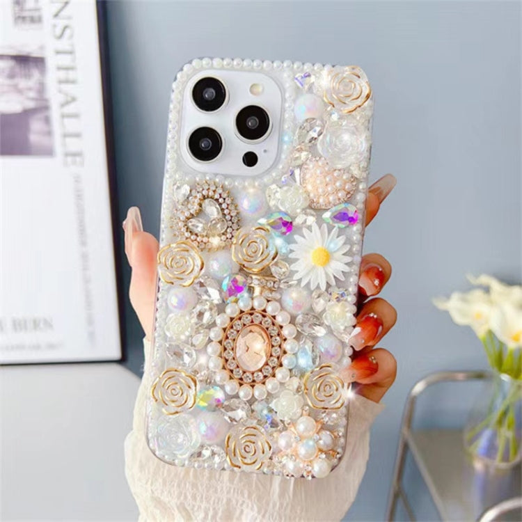 Diamond Inlaid Rose PC Phone Case, Series 1