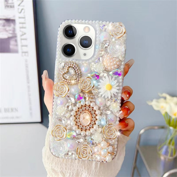 Diamond Inlaid Rose PC Phone Case, Series 3