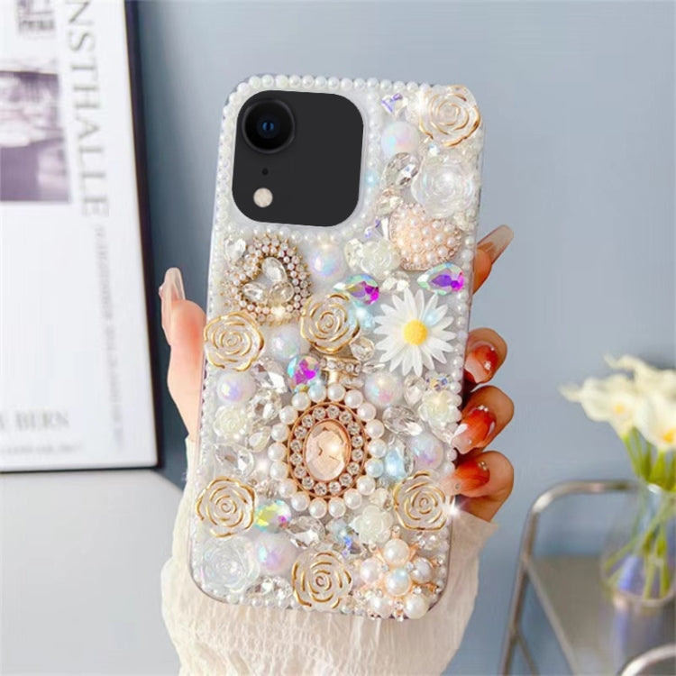 Diamond Inlaid Rose PC Phone Case, Series 1