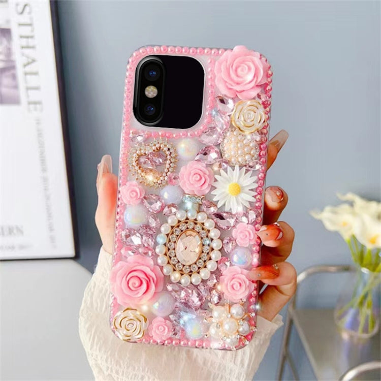 Diamond Inlaid Rose PC Phone Case, Series 2