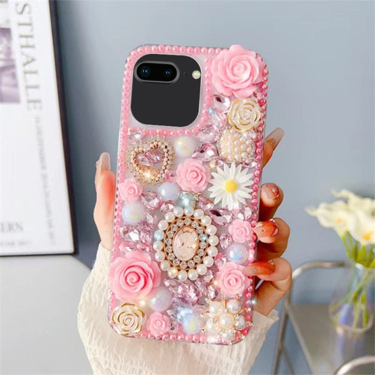 Diamond Inlaid Rose PC Phone Case, Series 4