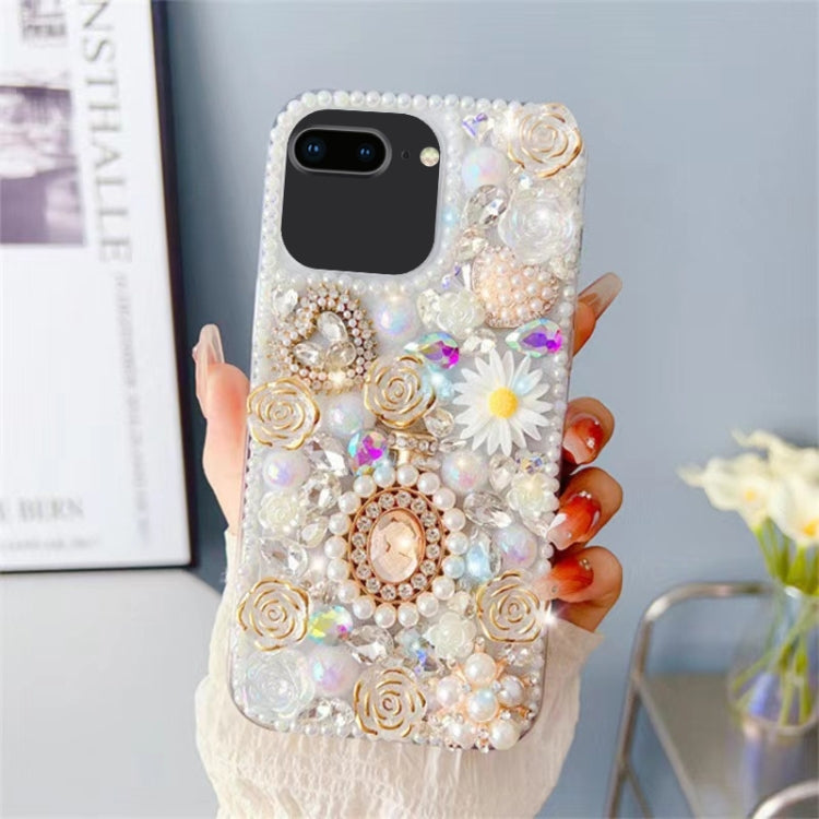 Diamond Inlaid Rose PC Phone Case, Series 4