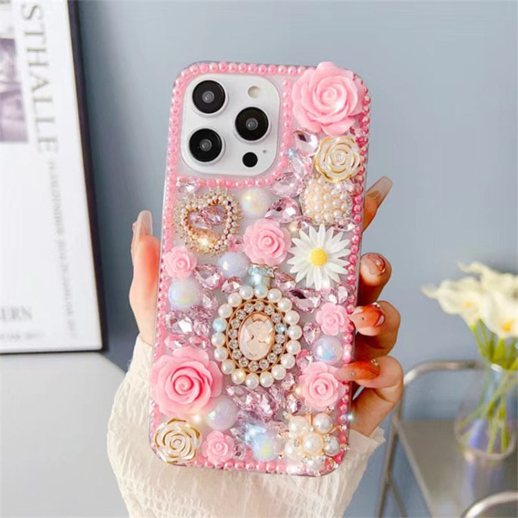 Diamond Inlaid Rose PC Phone Case, Series 3