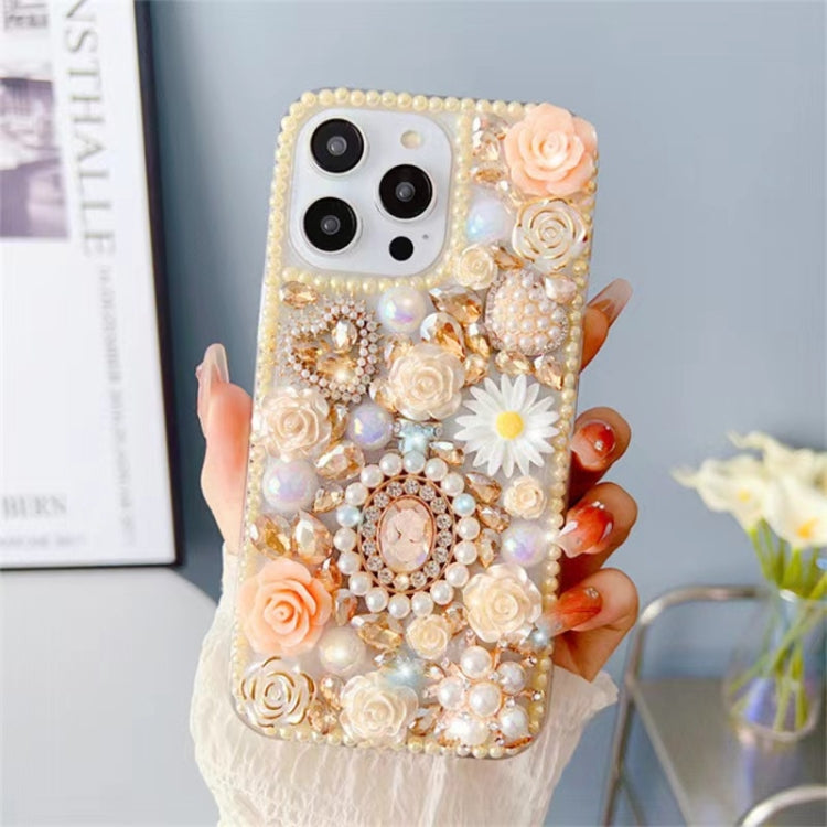 Diamond Inlaid Rose PC Phone Case, Series 4