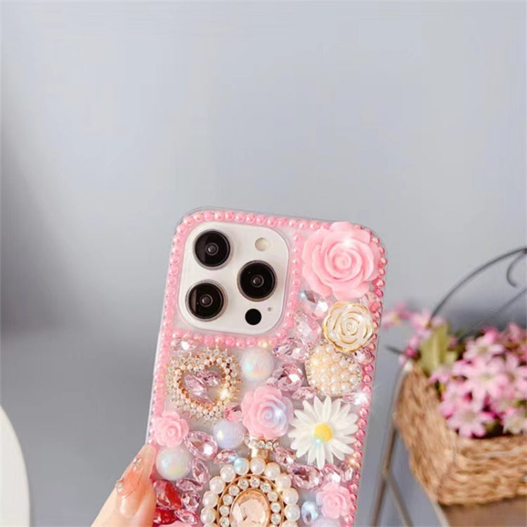 Diamond Inlaid Rose PC Phone Case, Series 1