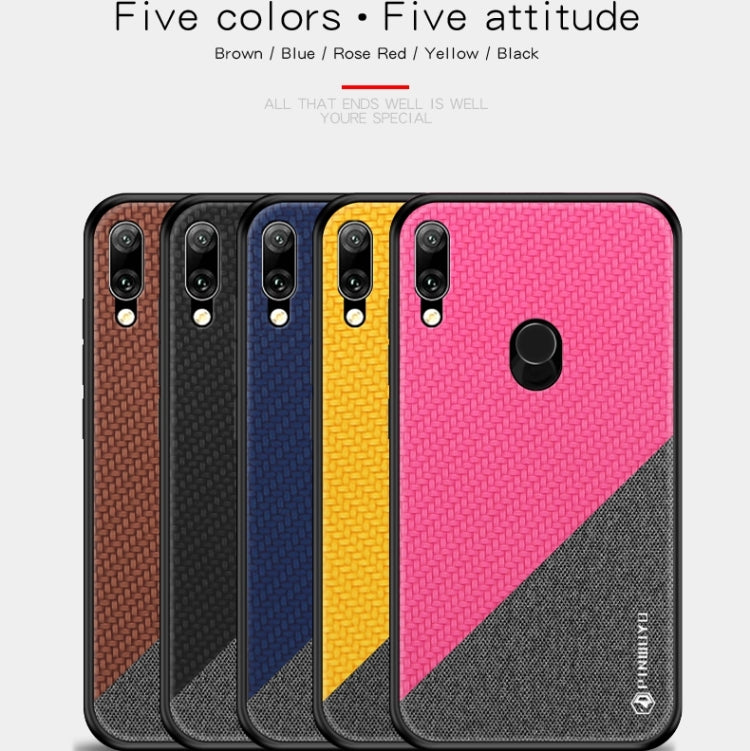 PINWUYO Honors Series Shockproof PC + TPU Protective Case for HUAWEI Y7 2019(Fingerprint hole）/ Y7 Prime 2019