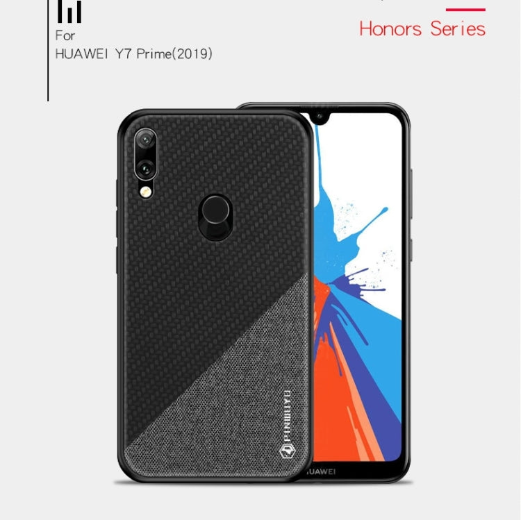 PINWUYO Honors Series Shockproof PC + TPU Protective Case for HUAWEI Y7 2019(Fingerprint hole）/ Y7 Prime 2019