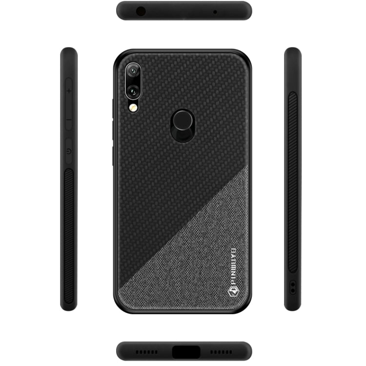 PINWUYO Honors Series Shockproof PC + TPU Protective Case for HUAWEI Y7 2019(Fingerprint hole）/ Y7 Prime 2019