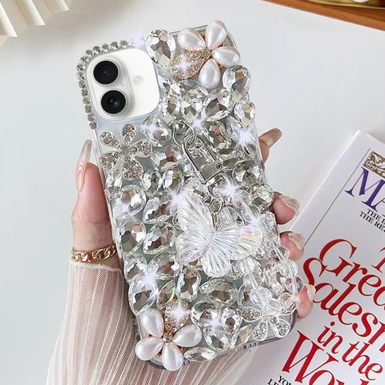 Handmade Butterfly Diamond Inlay PC Phone Case, Series 1