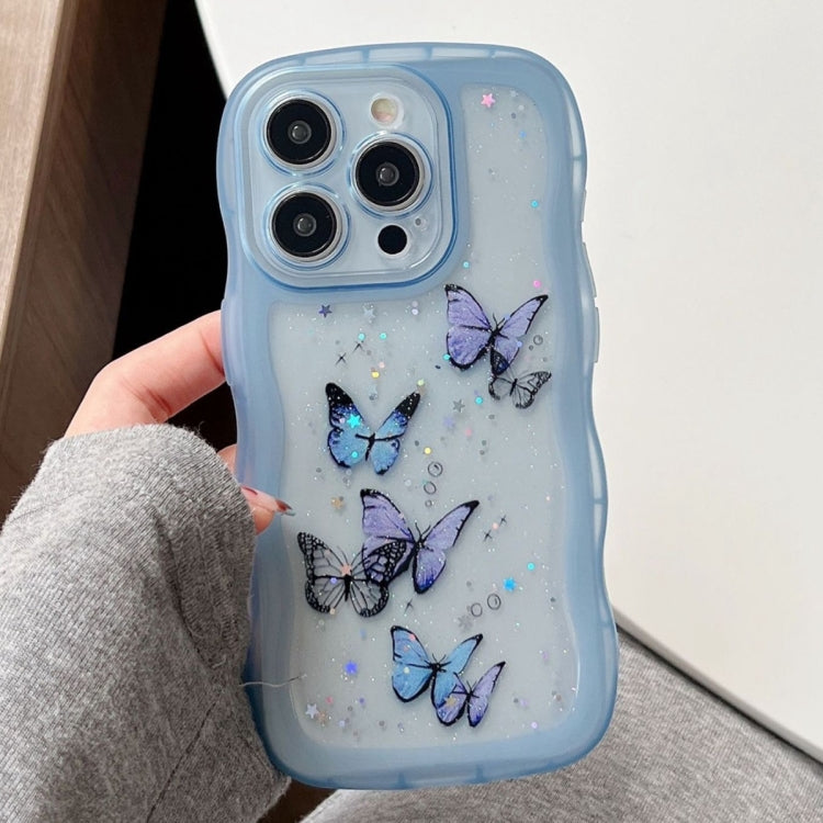 Wave Edge Butterfly TPU Hybrid PC Phone Case, Series 2