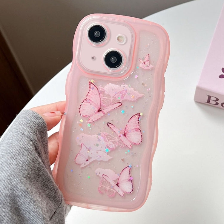 Wave Edge Butterfly TPU Hybrid PC Phone Case, Series 3