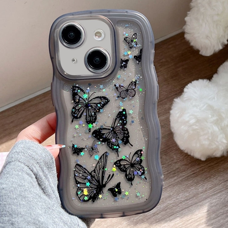 Wave Edge Butterfly TPU Hybrid PC Phone Case, Series 2