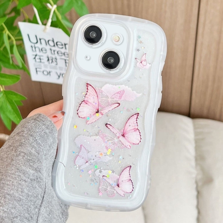 Wave Edge Butterfly TPU Hybrid PC Phone Case, Series 2