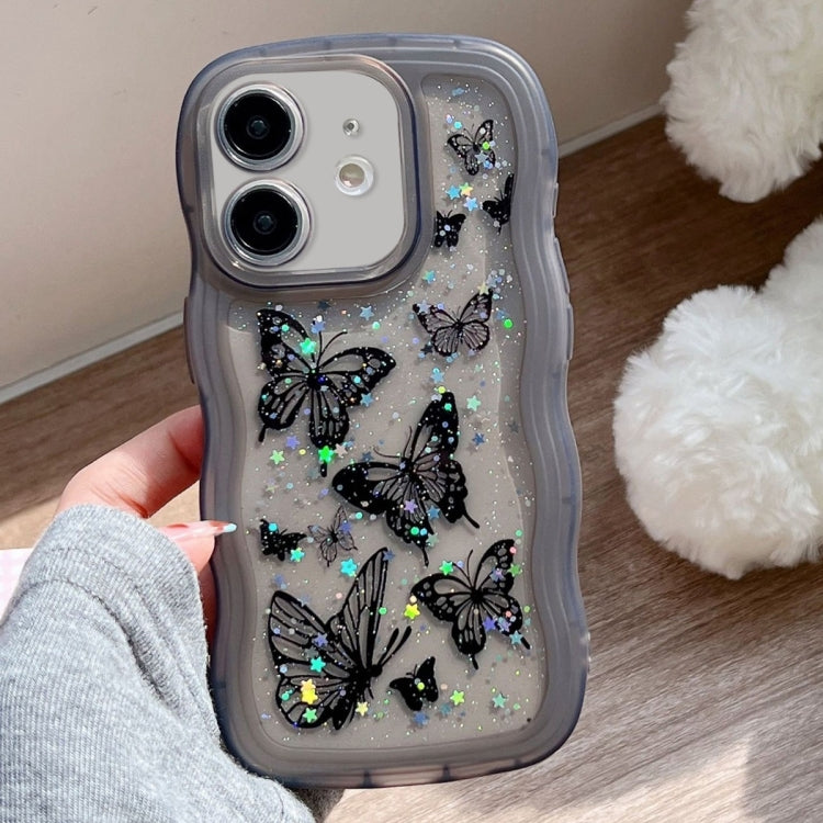 Wave Edge Butterfly TPU Hybrid PC Phone Case, Series 1