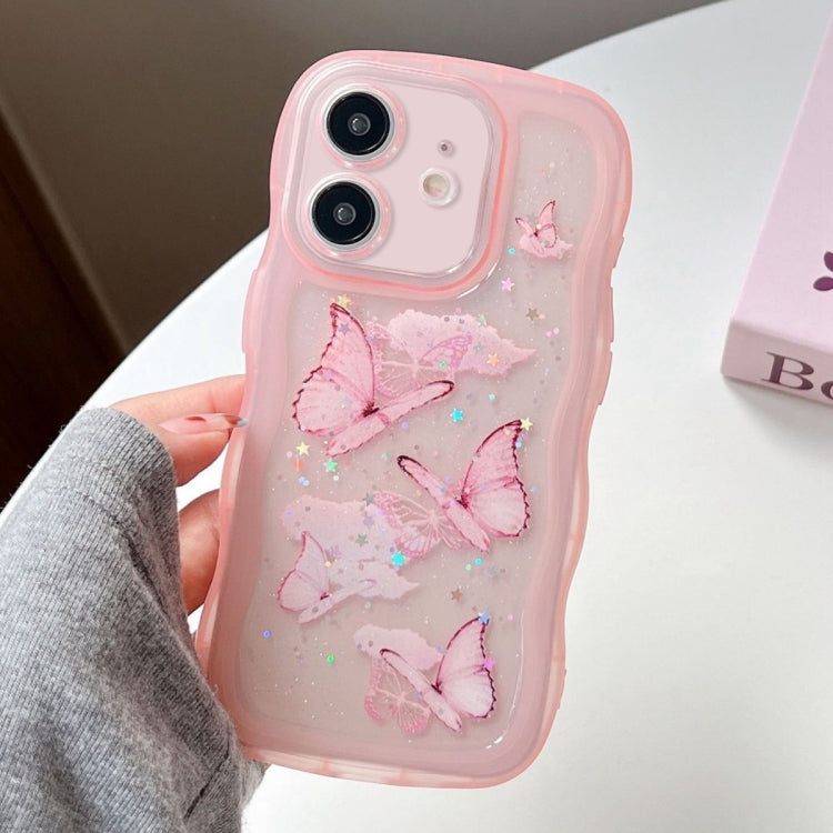 Wave Edge Butterfly TPU Hybrid PC Phone Case, Series 1