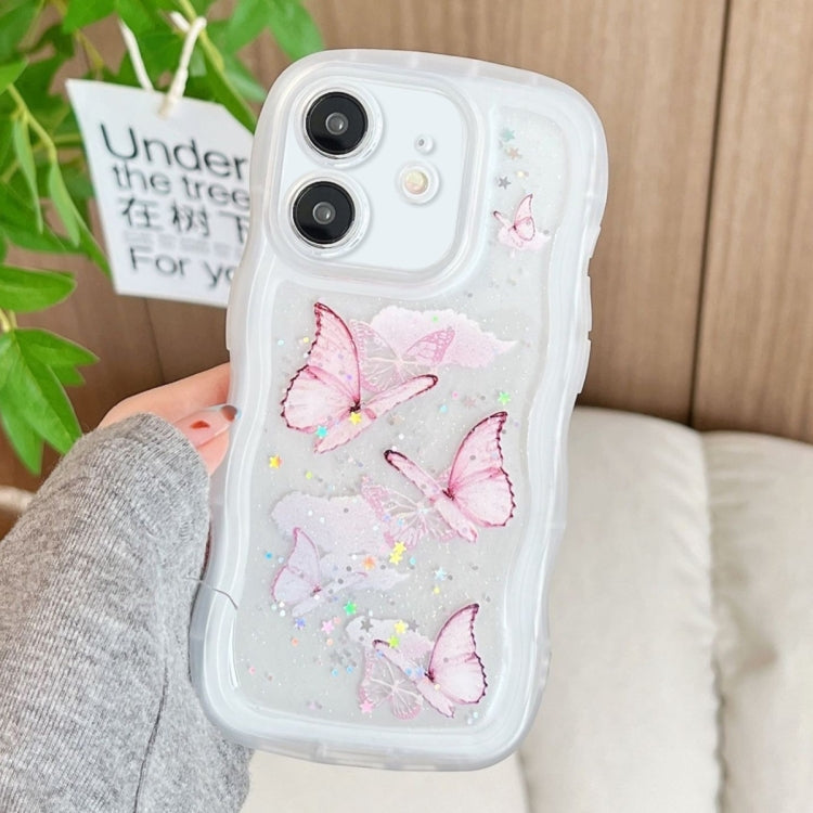 Wave Edge Butterfly TPU Hybrid PC Phone Case, Series 1