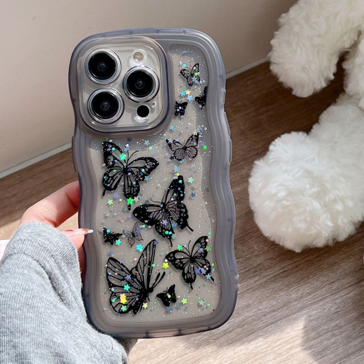 Wave Edge Butterfly TPU Hybrid PC Phone Case, Series 3