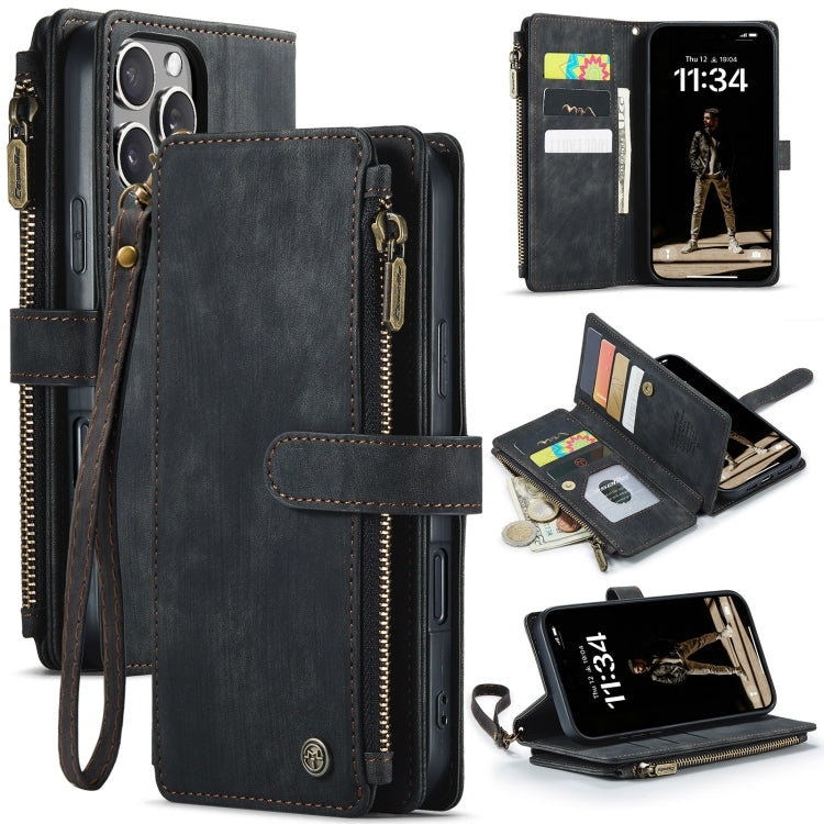 CaseMe C30 Card Slots Zipper Wallet Leather Phone Case