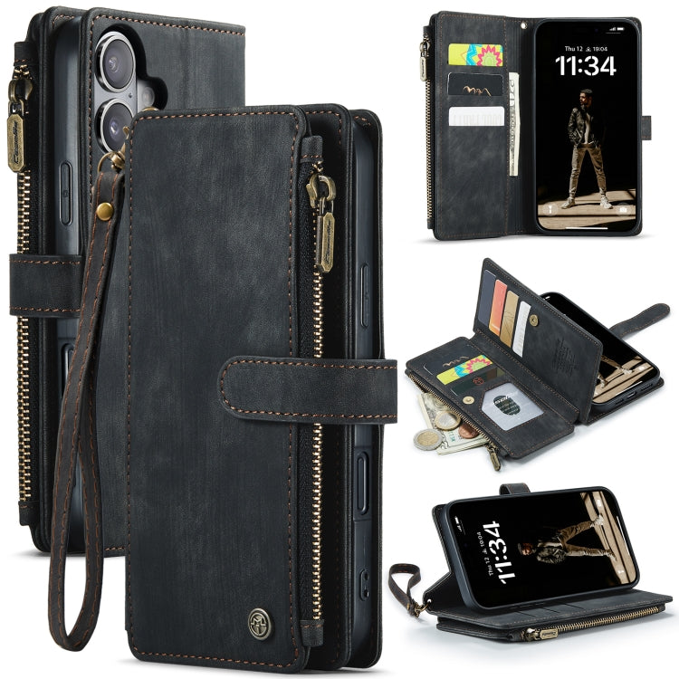 CaseMe C30 Card Slots Zipper Wallet Leather Phone Case