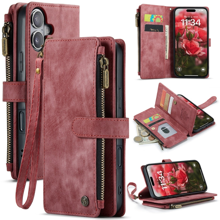 CaseMe C30 Card Slots Zipper Wallet Leather Phone Case