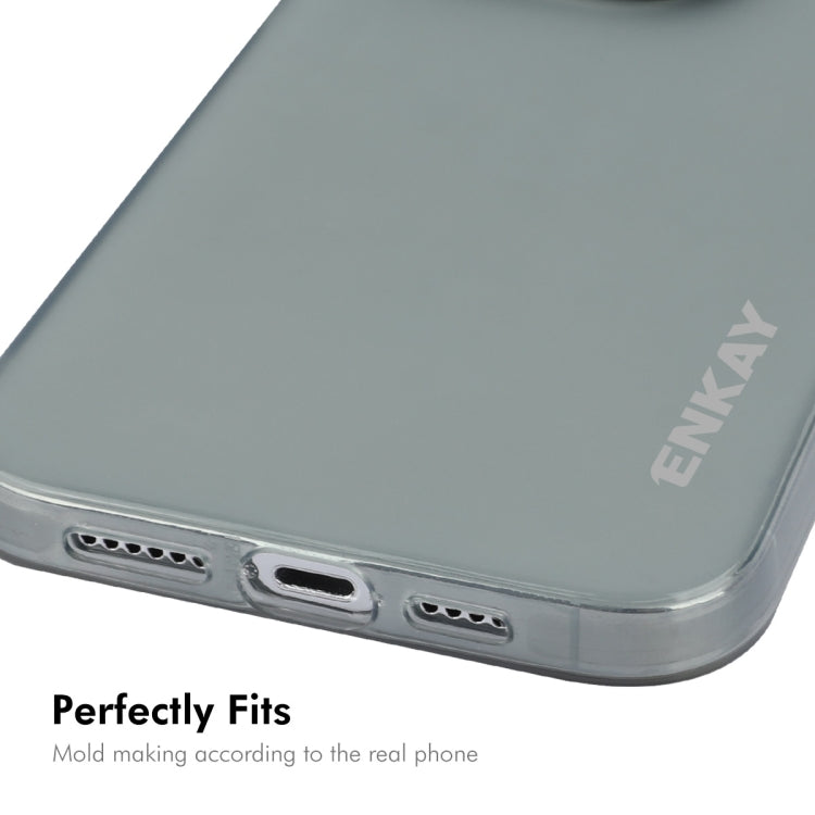 ENKAY Hat-Prince Translucent Matte TPU Soft Phone Case