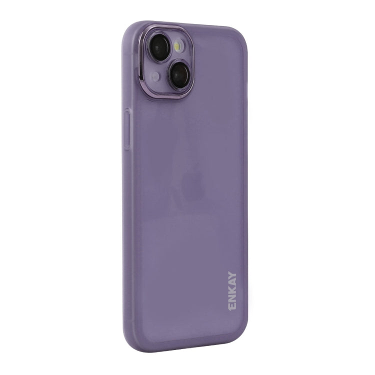 ENKAY Hat-Prince Translucent Matte TPU Phone Case with Lens Film, Series 1