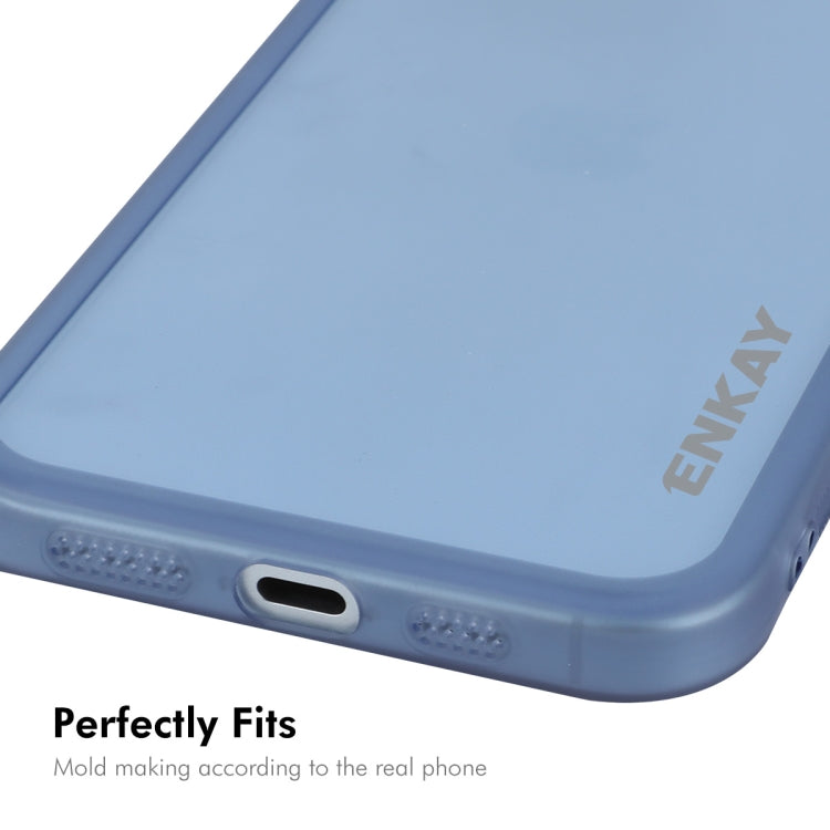 ENKAY Hat-Prince Translucent Matte TPU Phone Case with Lens Film, Series 2