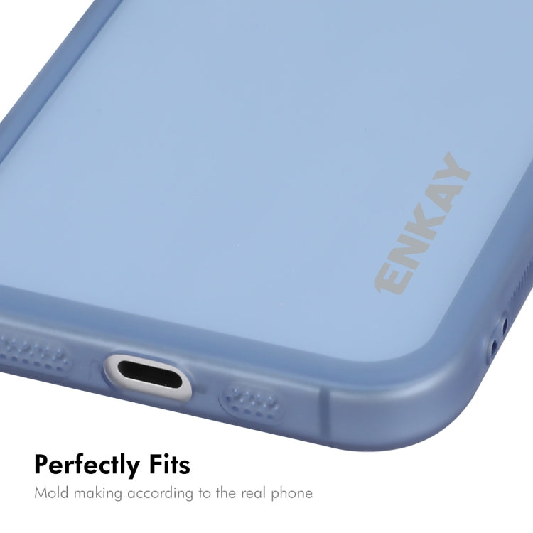 ENKAY Hat-Prince Translucent Matte TPU Phone Case with Lens Film, Series 1