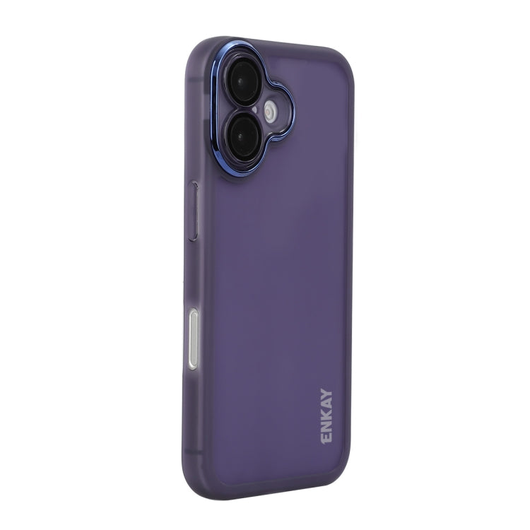 ENKAY Hat-Prince Translucent Matte TPU Phone Case with Lens Film, Series 1