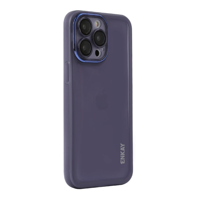 ENKAY Hat-Prince Translucent Matte TPU Phone Case with Lens Film, Series 1