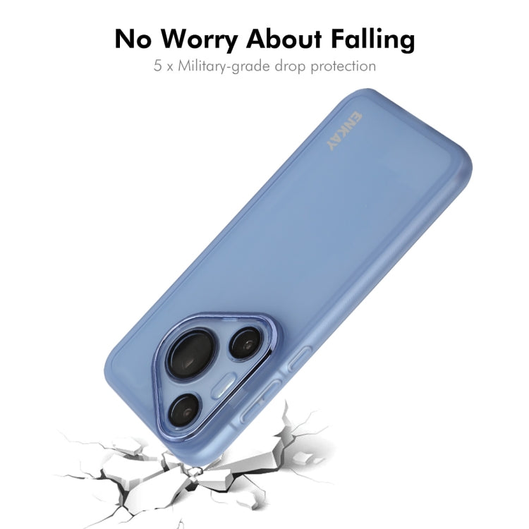 ENKAY Hat-Prince Translucent Matte TPU Phone Case with Lens Film, For Huawei Pura 70, For Huawei nova 12 Pro, For Huawei nova 12, For Huawei Pura 70 Pro / 70 Pro+