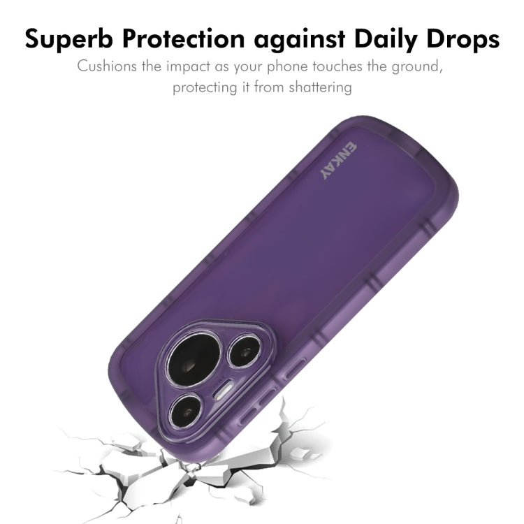 ENKAY Hat-Prince Translucent Matte TPU Shockproof Phone Case