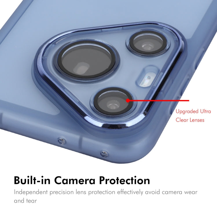 ENKAY Hat-Prince Translucent Matte TPU Phone Case with Lens Film + 9H Big Arc Edge Film