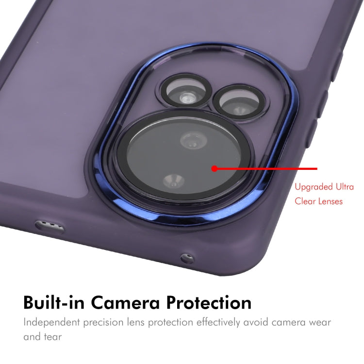 ENKAY Hat-Prince Translucent Matte TPU Phone Case with Lens Film + 3D Hot Bending Film, For Huawei nova 12 Pro, For Huawei Pura 70 Pro / 70 Pro+