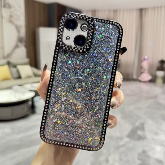 Diamond Glitter Sequins TPU Phone Case, For iPhone 15 Plus, For iPhone 15, For iPhone 14 Plus, For iPhone 14, For iPhone 14 Pro, For iPhone 14 Pro Max