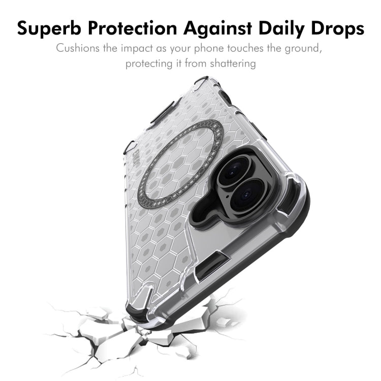 ENKAY Hat-Prince Honeycomb MagSafe Shockproof Phone Case with Large Arc Edge Film, Series 1