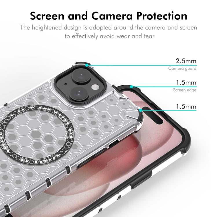 ENKAY Hat-Prince Honeycomb MagSafe Shockproof Phone Case with Large Arc Edge Film, Series 2