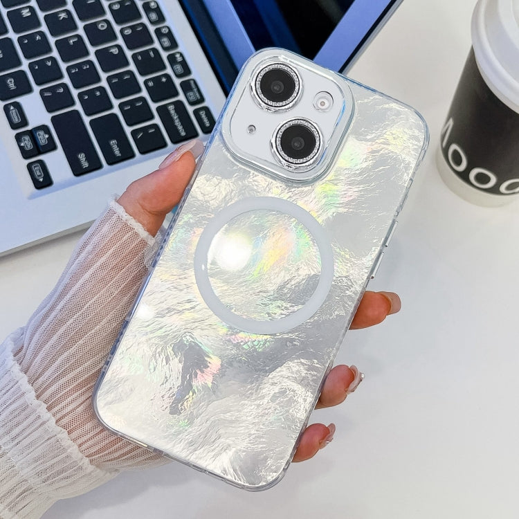 Plating Texture MagSafe TPU Phone Case with Glitter Lens Film, Series 8