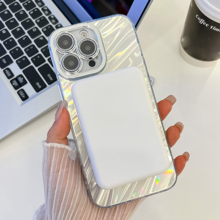 Plating Texture MagSafe TPU Phone Case with Glitter Lens Film, Series 1