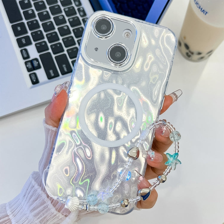 Plating Texture Wristband MagSafe TPU Phone Case with Glitter Lens Film, Series 3