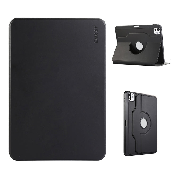 ENKAY 360 Rotation TPU Leather Smart Tablet Case with Pen Slot, Series 1