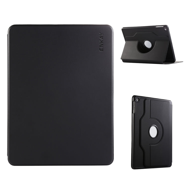 ENKAY 360 Rotation TPU Leather Smart Tablet Case with Pen Slot, Series 1