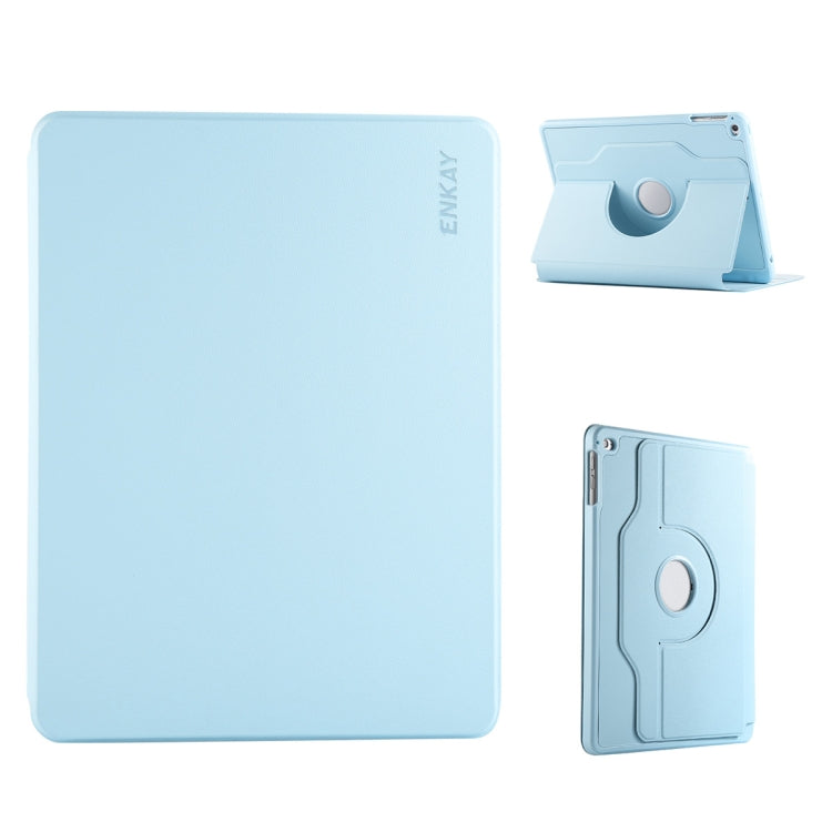 ENKAY 360 Rotation TPU Leather Smart Tablet Case with Pen Slot, Series 1