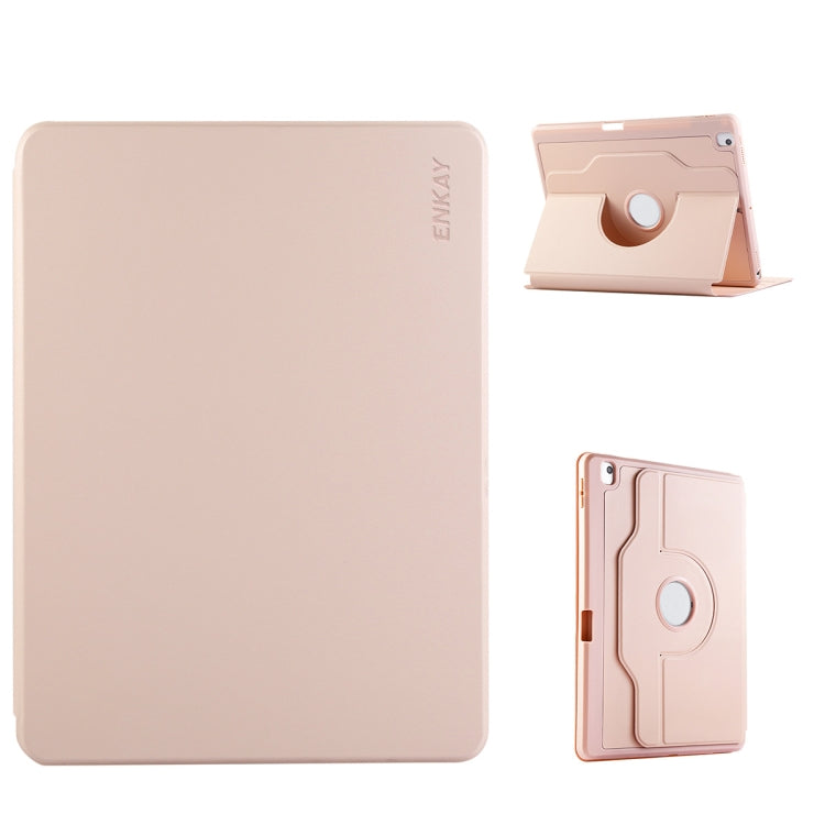 ENKAY 360 Rotation TPU Leather Smart Tablet Case with Pen Slot, Series 1