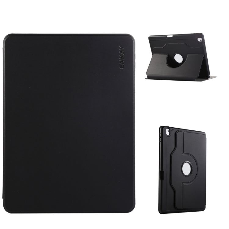 ENKAY 360 Rotation TPU Leather Smart Tablet Case with Pen Slot, Series 1