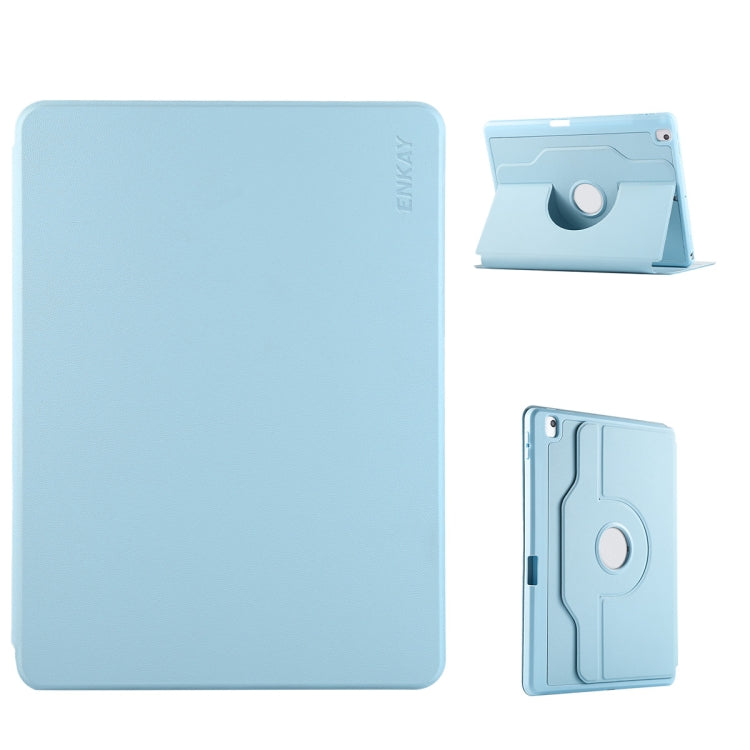 ENKAY 360 Rotation TPU Leather Smart Tablet Case with Pen Slot, Series 1