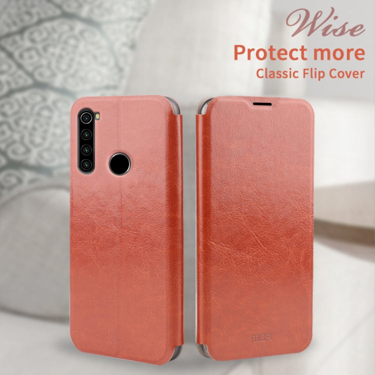 MOFI Rui Series Classical Leather Flip Leather Case With Bracket Embedded Steel Plate All-inclusive, For Xiaomi RedMi Note8, For Xiaomi RedMi Note8 Pro, For Huawei P30, For Huawei P30 Pro, For Huawei P30Lite / Nova4E, For Oneplus 6