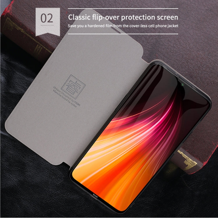 MOFI Rui Series Classical Leather Flip Leather Case With Bracket Embedded Steel Plate All-inclusive, For Xiaomi RedMi Note8, For Xiaomi RedMi Note8 Pro, For Huawei P30, For Huawei P30 Pro, For Huawei P30Lite / Nova4E, For Oneplus 6