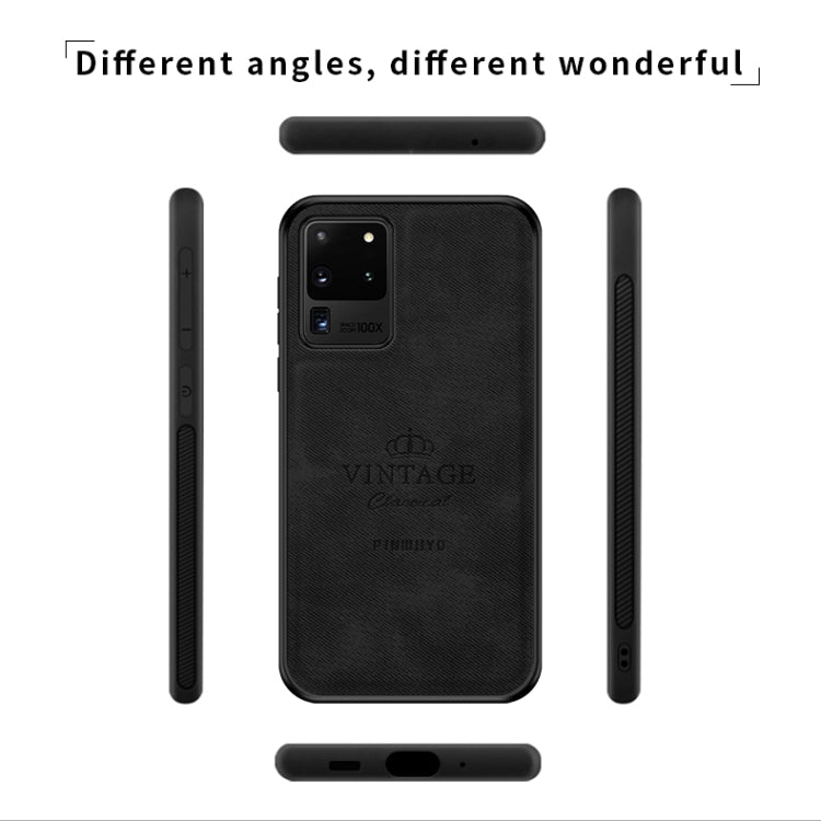 PINWUYO Zun Series PC + TPU + Skin Waterproof And Anti-fall All-inclusive Protective Shell, For Galaxy S20 Ultra, For Galaxy A51 / M40S, For Galaxy A91 / S10 Lite, For Huawei Nova 6, For Huawei Nova 6 SE, For Huawei Honor V30 / V30 Pro